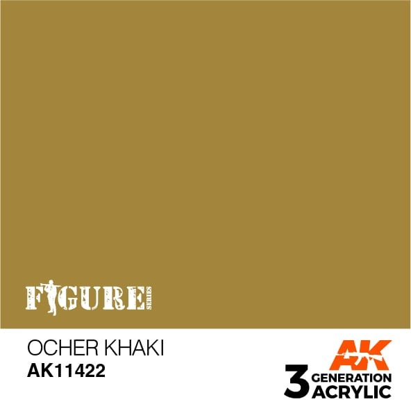 AK-Interactive Ocher Khaki - 17ml - AK-Interactive - AK-11422