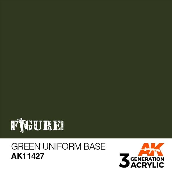 AK-Interactive Green Uniform Base - 17ml - AK-Interactive - AK-11427