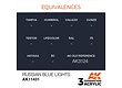 AK-Interactive Russian Blue Lights - 17ml - AK-Interactive - AK-11431