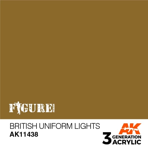 AK-Interactive British Uniform Lights - 17ml - AK-Interactive - AK-11438