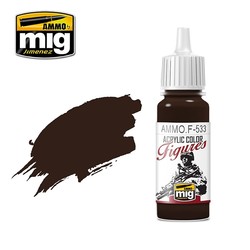 Figure Series Dark Brown - 17ml - Ammo by Mig Jimenez - AMMO.F-533