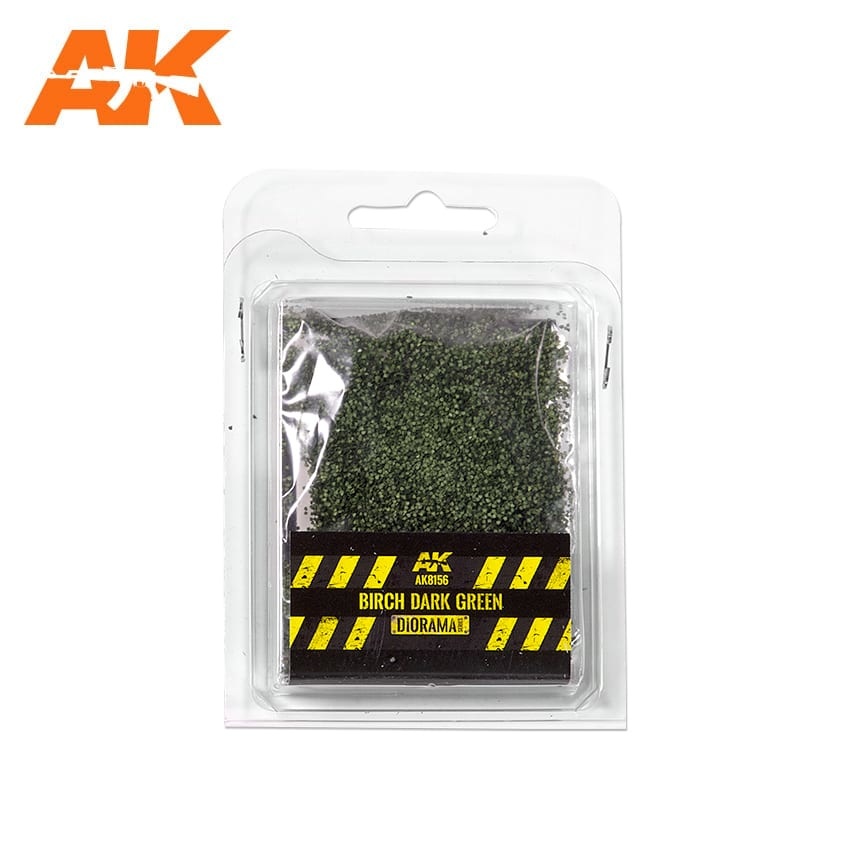 AK-Interactive Birch Dark Green Leaves - 28 Mm. 1/72 (Bag 7 Gr.) - AK-Interactive - AK-8156