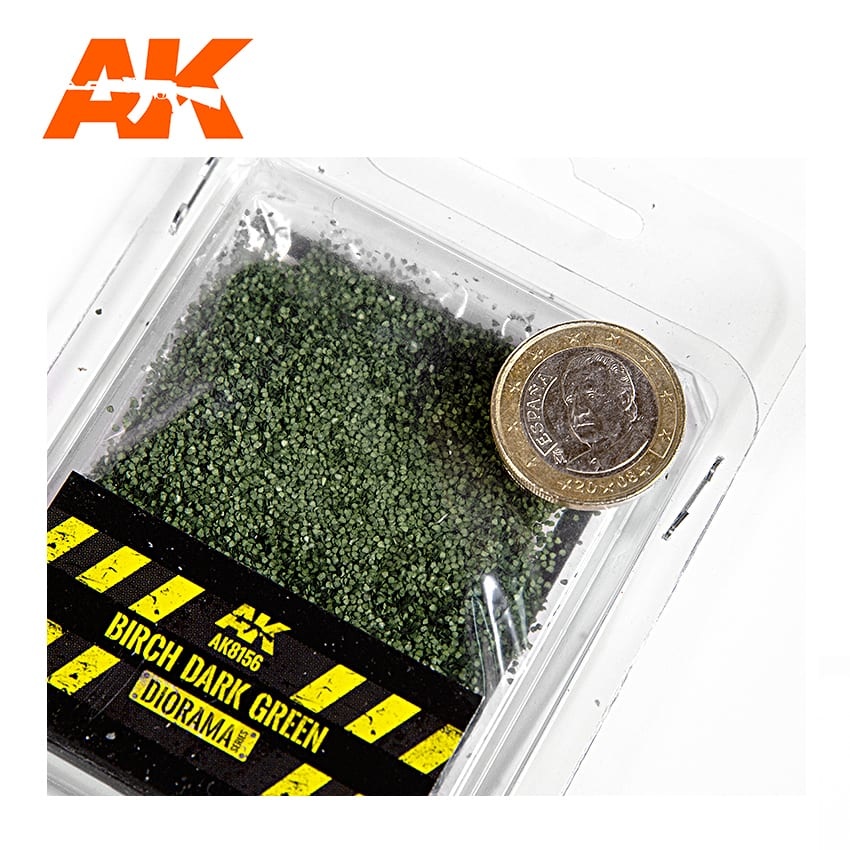 AK-Interactive Birch Dark Green Leaves - 28 Mm. 1/72 (Bag 7 Gr.) - AK-Interactive - AK-8156