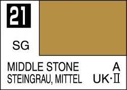Mr Hobby / Gunze Mr Color Middle Stone - 10ml - Mr Hobby / Gunze - MRH-C-021