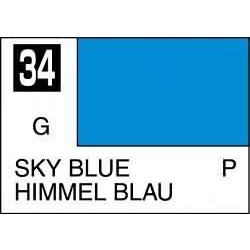 Mr Color Sky Blue - 10ml - Mr Hobby / Gunze - MRH-C-034