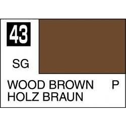 Mr Color Wood Brown - 10ml - Mr Hobby / Gunze - MRH-C-043