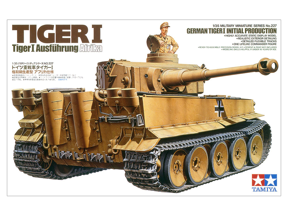 German Tiger I Initial Production - Scale 1/35 - Tamiya - TAM35227