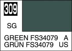 Mr Hobby / Gunze Mr Color Green Fs34079 - 10ml - Mr Hobby / Gunze - MRH-C-309