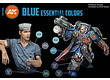 AK-Interactive Blue Essential Colors 3rd Generation Set - AK-Interactive - AK-11618