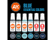 AK-Interactive Blue Essential Colors 3rd Generation Set - AK-Interactive - AK-11618