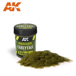 Grass Flock 2mm Early Fall  - 250ml - AK-Interactive - AK-8221