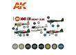 AK-Interactive WWII IJN Aircraft Colors Set - AK-Interactive - AK-11737