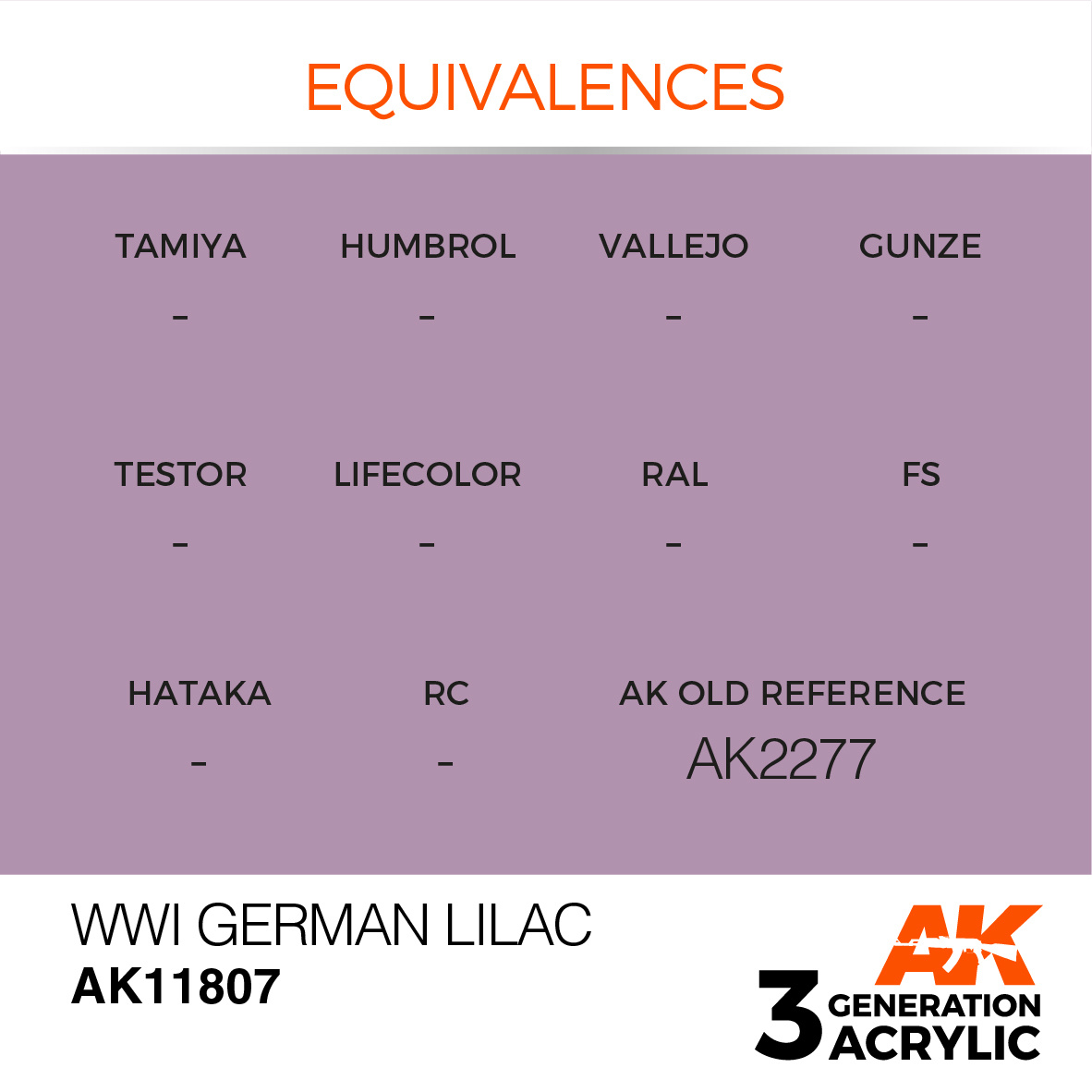 AK-Interactive WWI German Lilac - 17ml - AK-Interactive - AK-11807