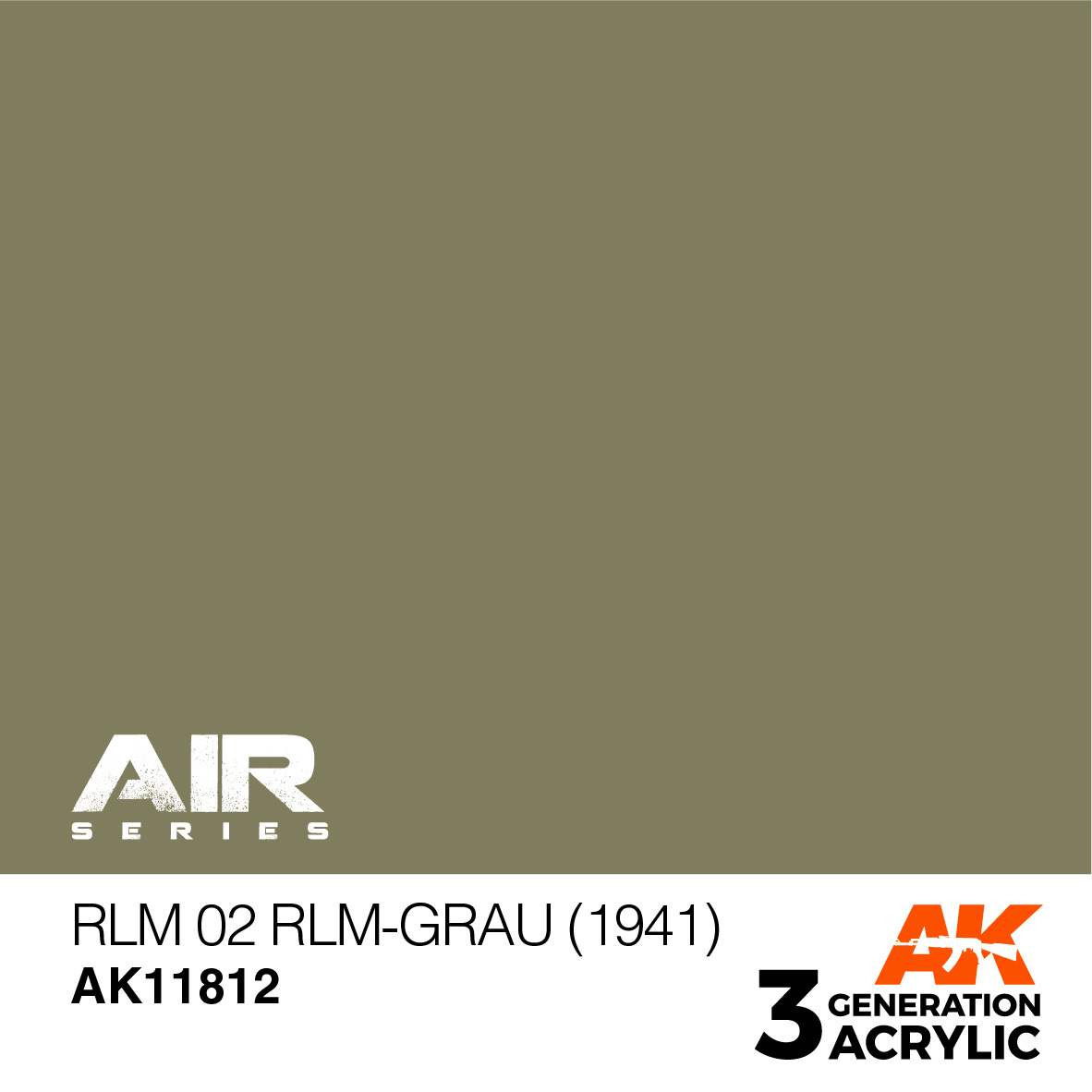 AK-Interactive RLM 02 RLM-Grau (1941) - 17ml - AK-Interactive - AK-11812