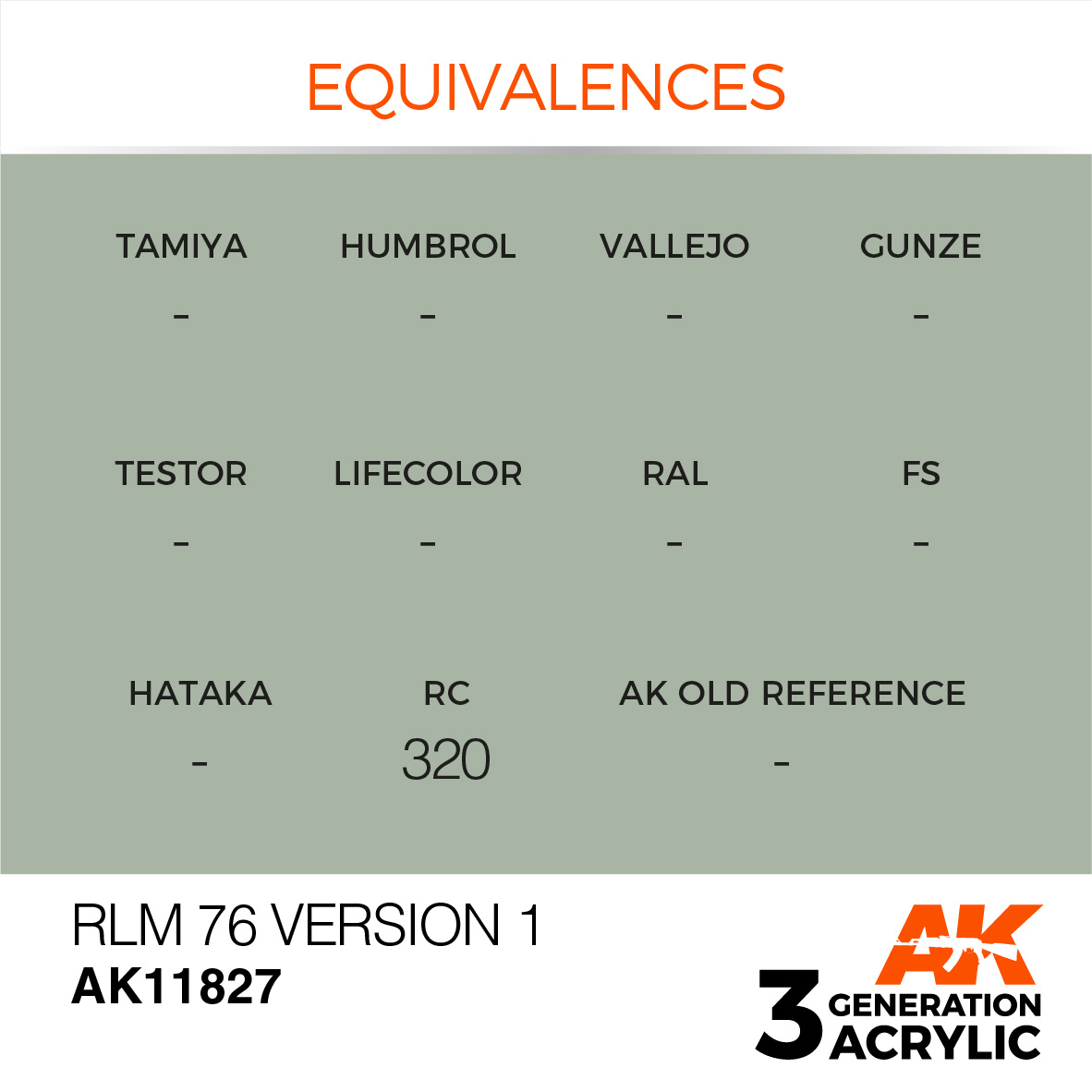 AK-Interactive RLM 76 Version 1 - 17ml - AK-Interactive - AK-11827