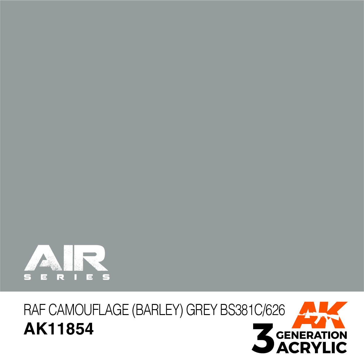AK-Interactive RAF Camouflage (Barley) Grey BS381C/626 - 17ml - AK-Interactive - AK-11854