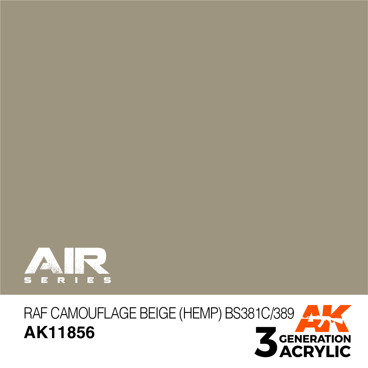 AK-Interactive RAF Camouflage Beige (Hemp) BS381C/389 - 17ml - AK-Interactive - AK-11856