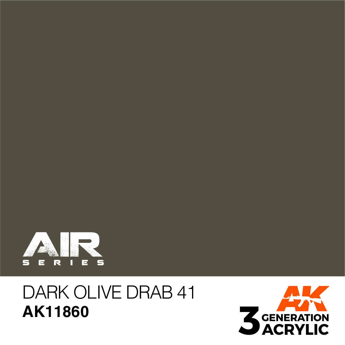 AK-Interactive Dark Olive Drab 41 - 17ml - AK-Interactive - AK-11860