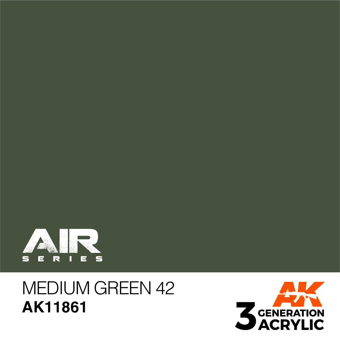 AK-Interactive Medium Green 42 - 17ml - AK-Interactive - AK-11861