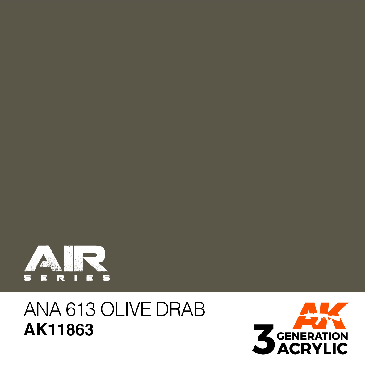 AK-Interactive ANA 613 Olive Drab - 17ml - AK-Interactive - AK-11863