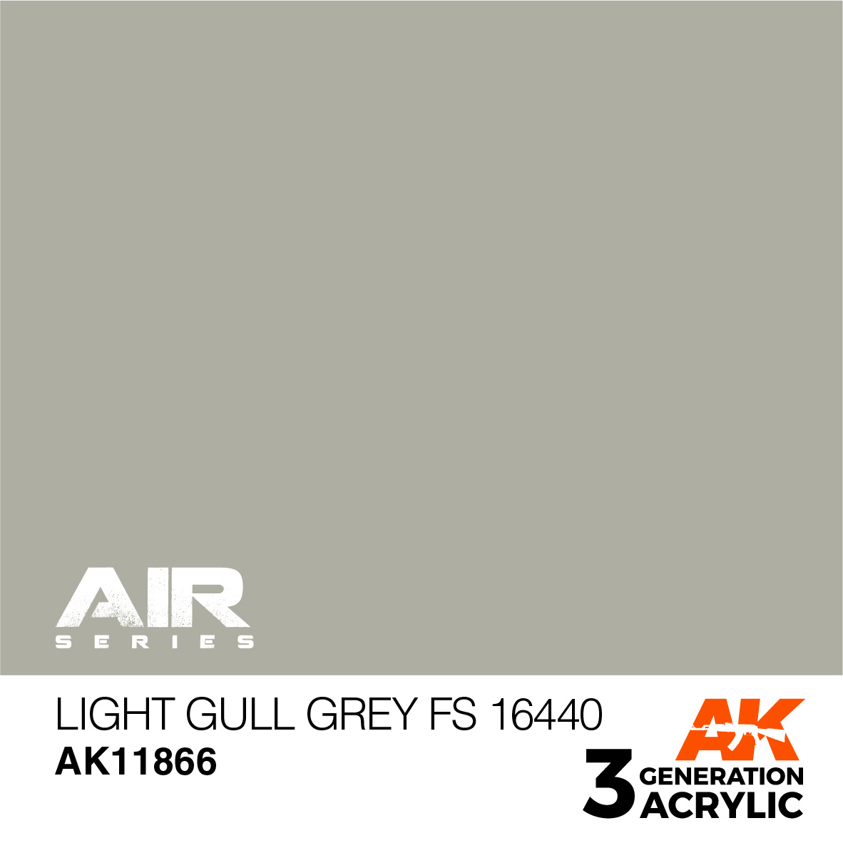 AK-Interactive Light Gull Grey FS 16440 - 17ml - AK-Interactive - AK-11866