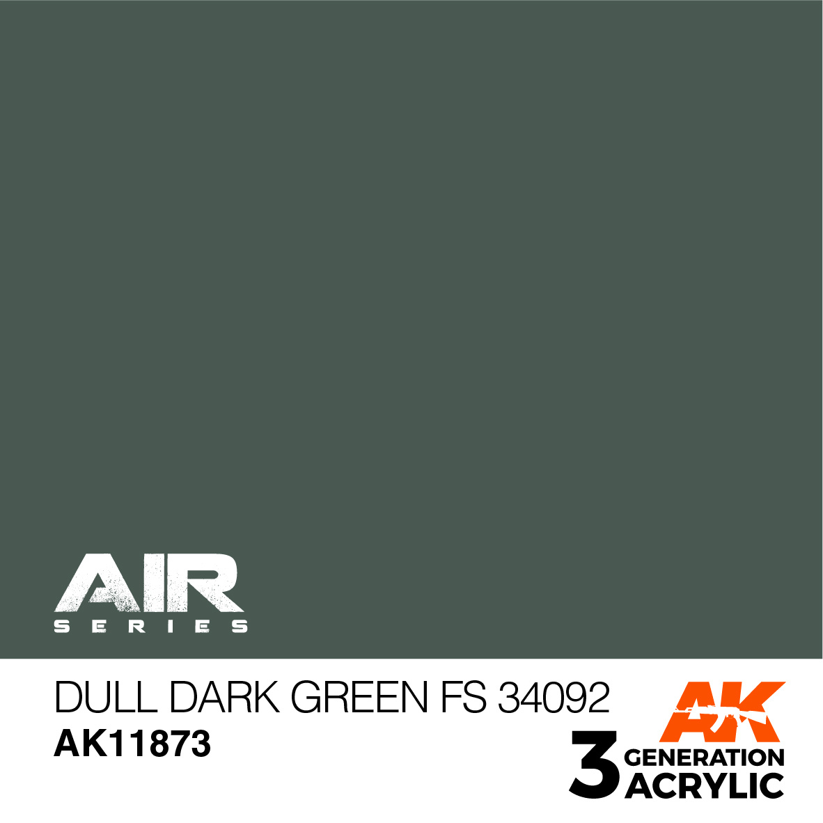 AK-Interactive Dull Dark Green FS 34092 - 17ml - AK-Interactive - AK-11873