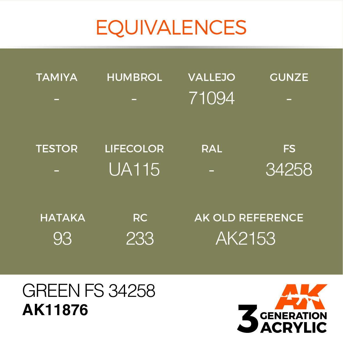 AK-Interactive Green FS 34258 - 17ml - AK-Interactive - AK-11876