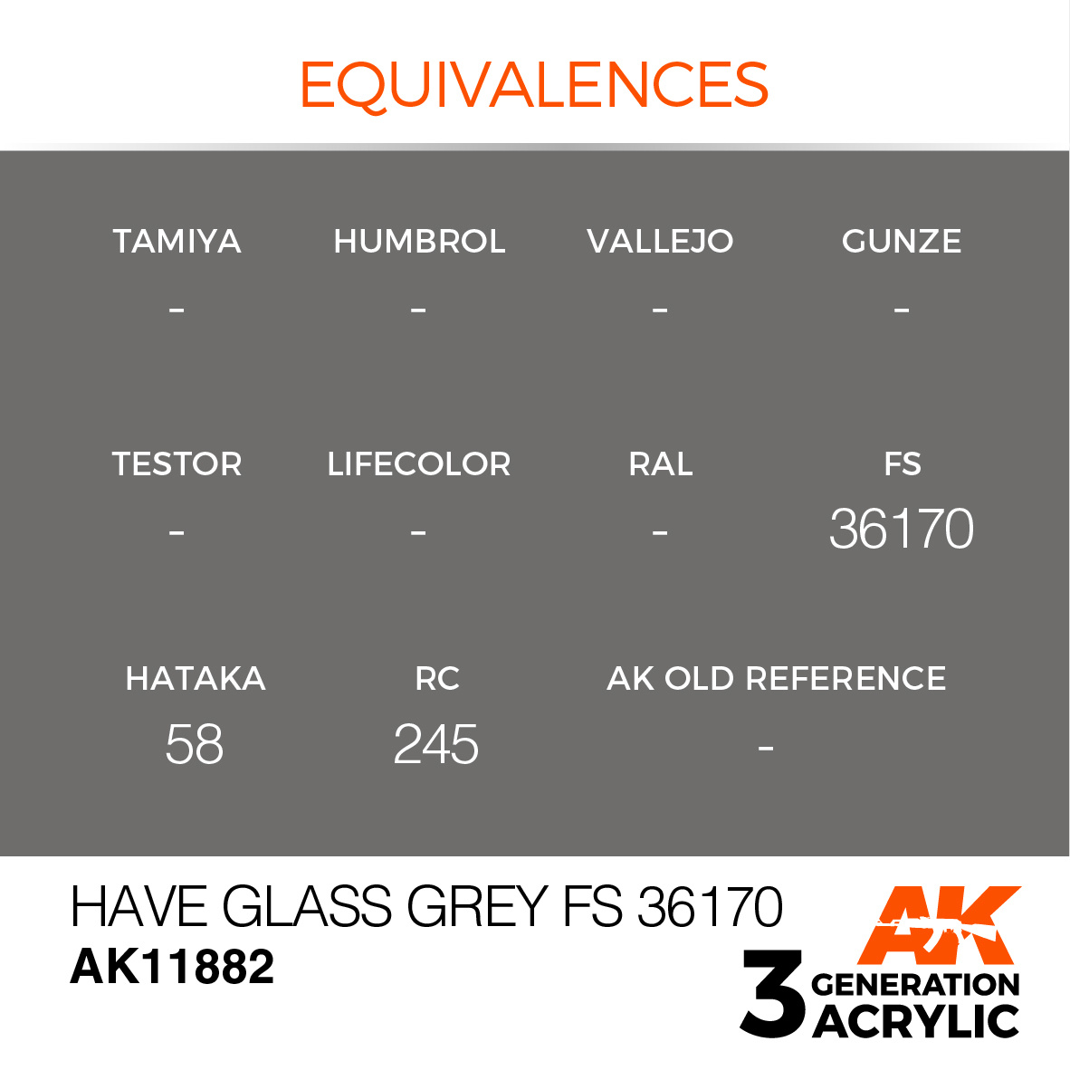 AK-Interactive Have Glass Grey FS 36170 - 17ml - AK-Interactive - AK-11882