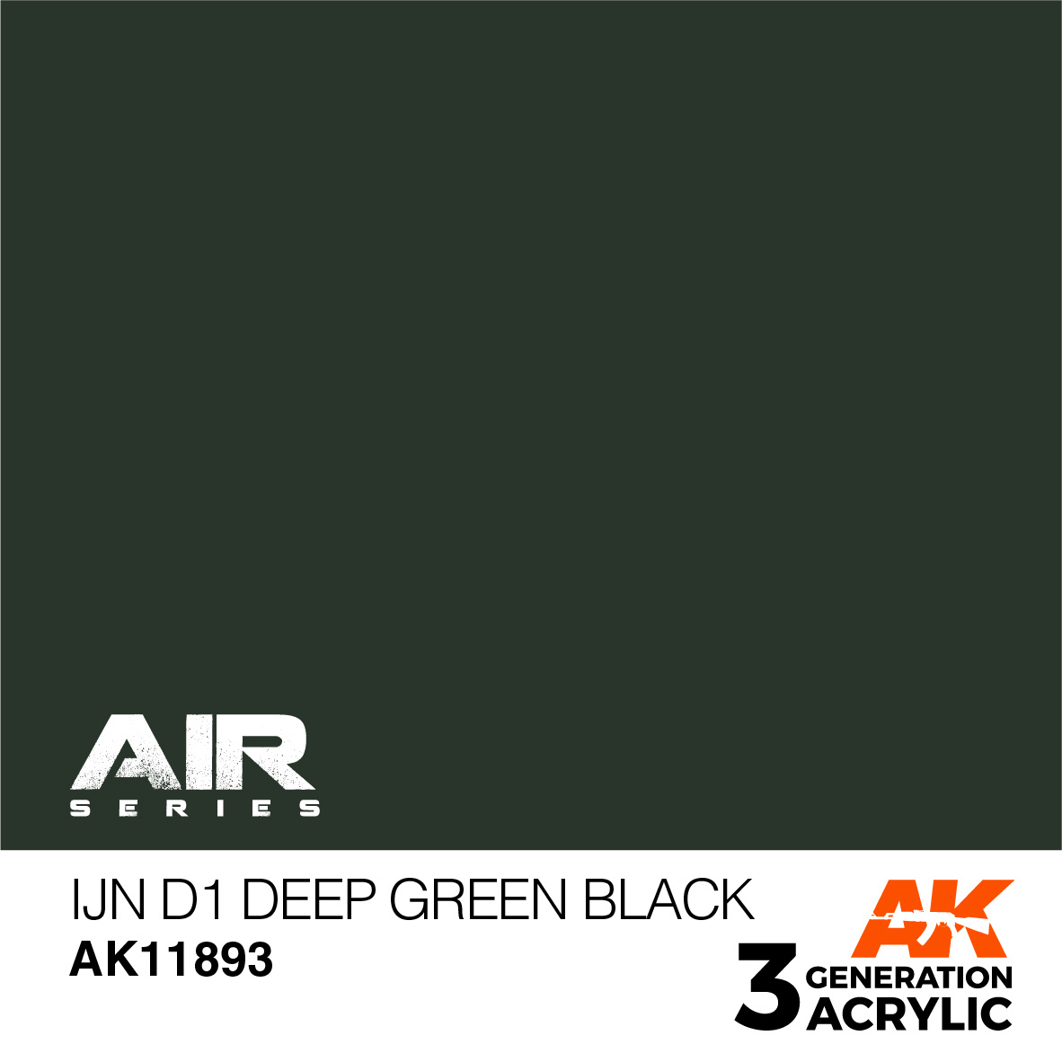 AK-Interactive IJN D1 Deep Green Black - 17ml - AK-Interactive - AK-11893