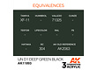 AK-Interactive IJN D1 Deep Green Black - 17ml - AK-Interactive - AK-11893