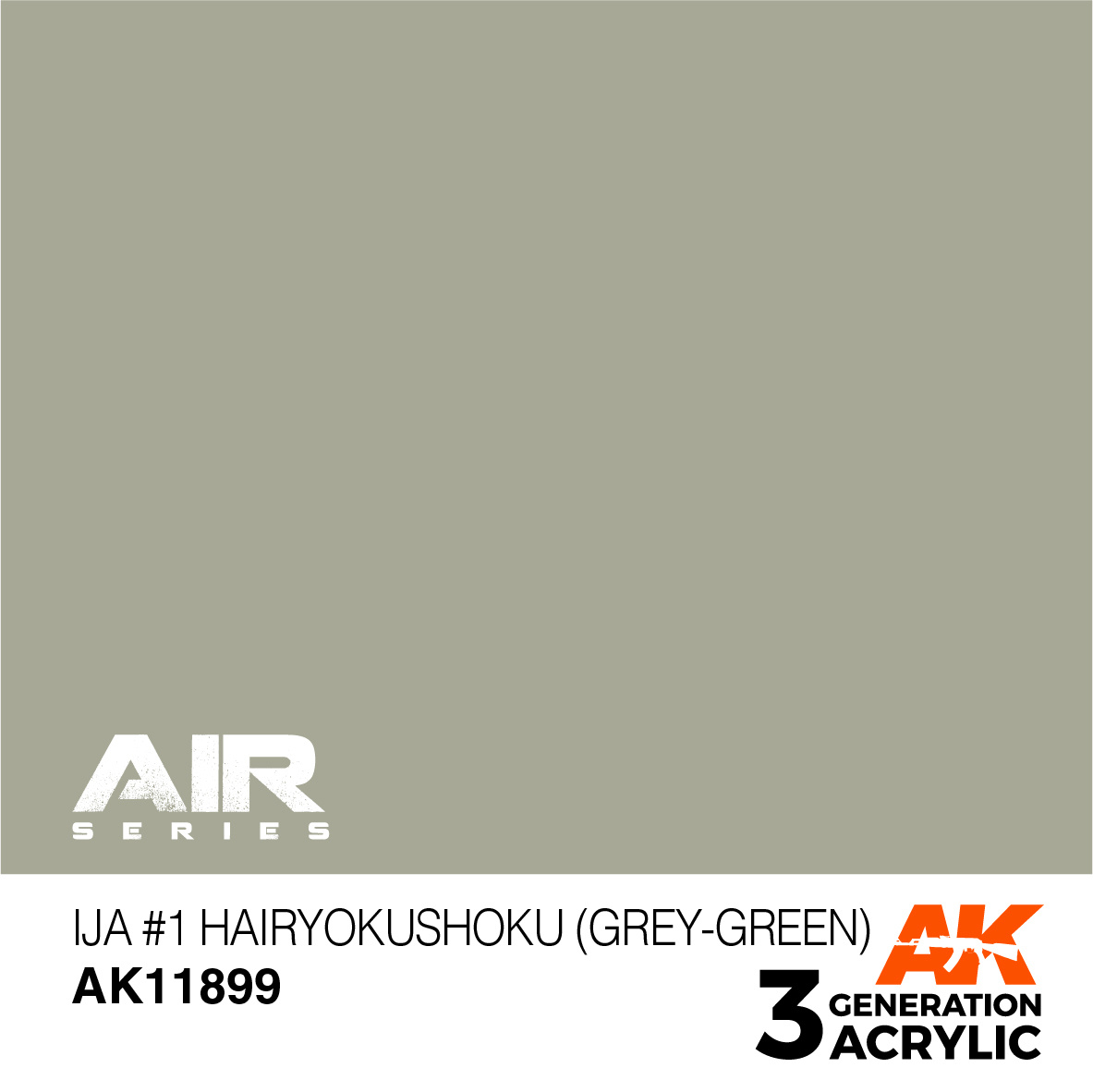 AK-Interactive IJA #1 Hairyokushoku (Grey-Green) - 17ml - AK-Interactive - AK-11899