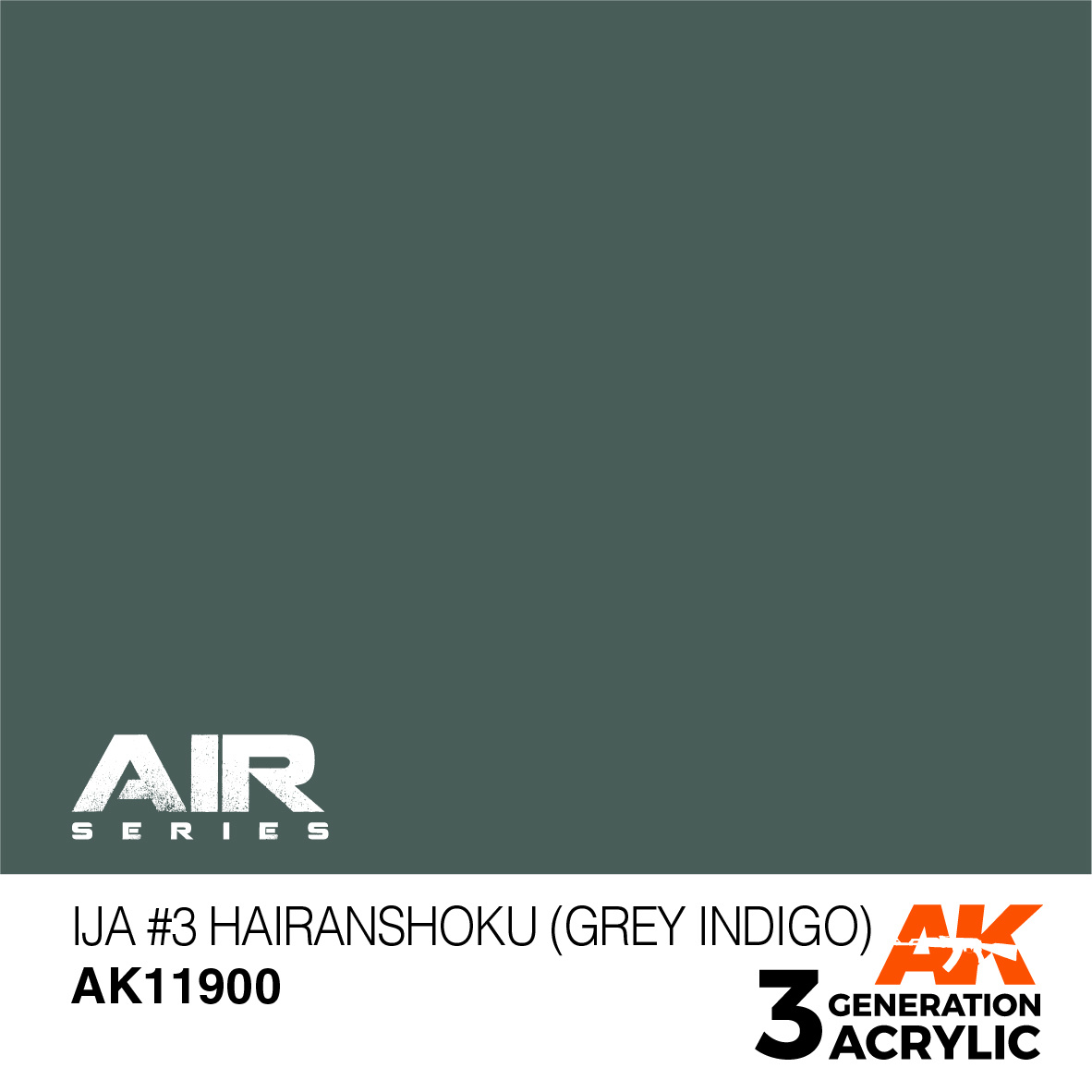 AK-Interactive IJA #3 Hairanshoku (Grey Indigo) - 17ml - AK-Interactive - AK-11900