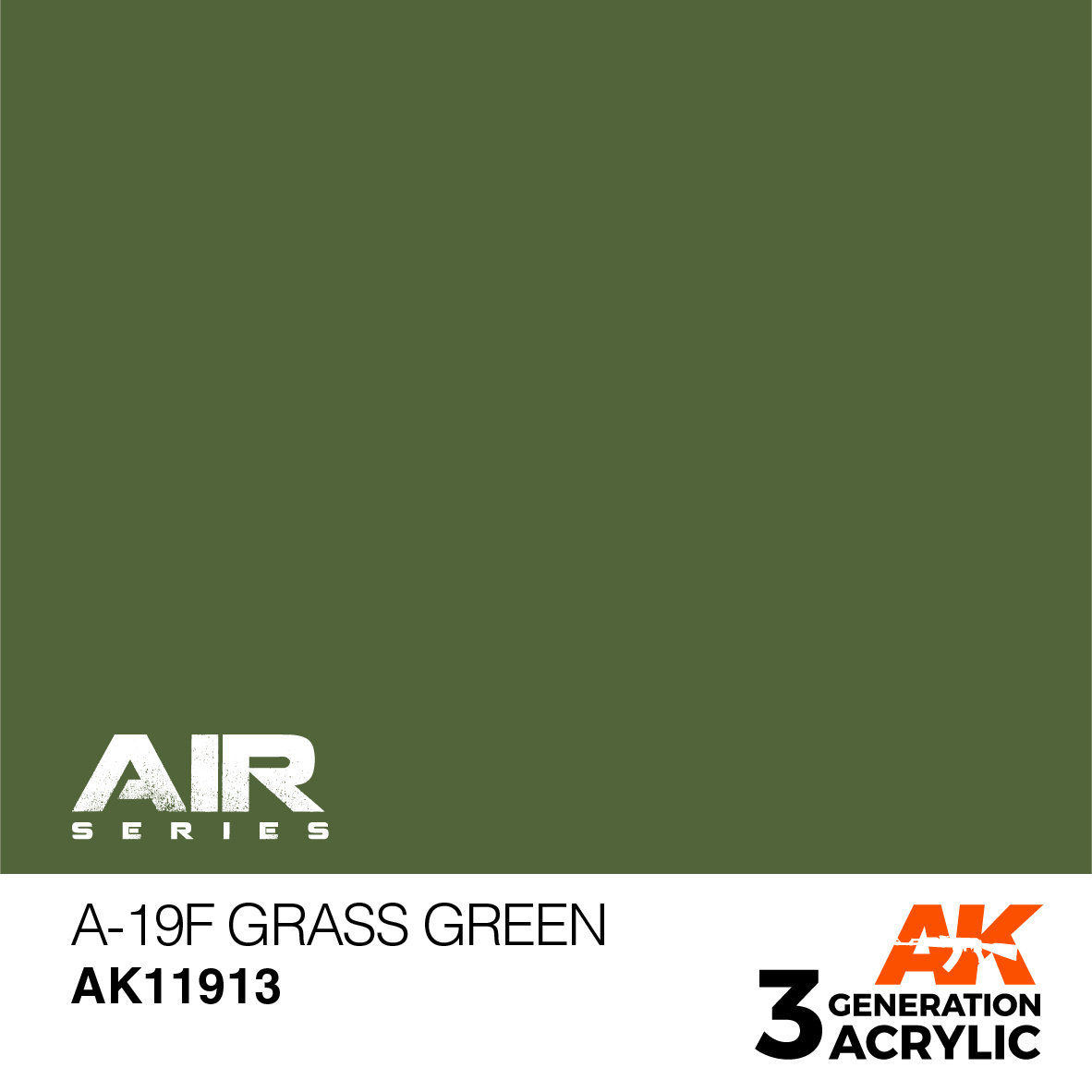 AK-Interactive A-19f Grass Green - 17ml - AK-Interactive - AK-11913
