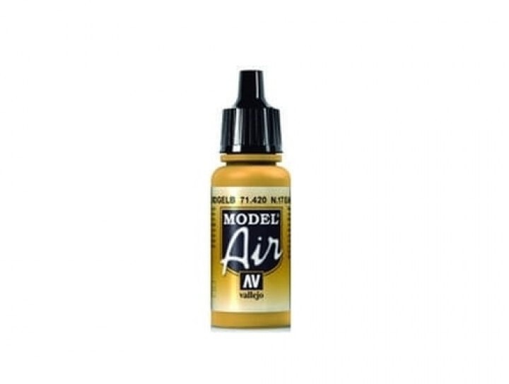 Vallejo Model Air - Nº17 Earth Yellow - 17 ml - Vallejo - VAL-71420