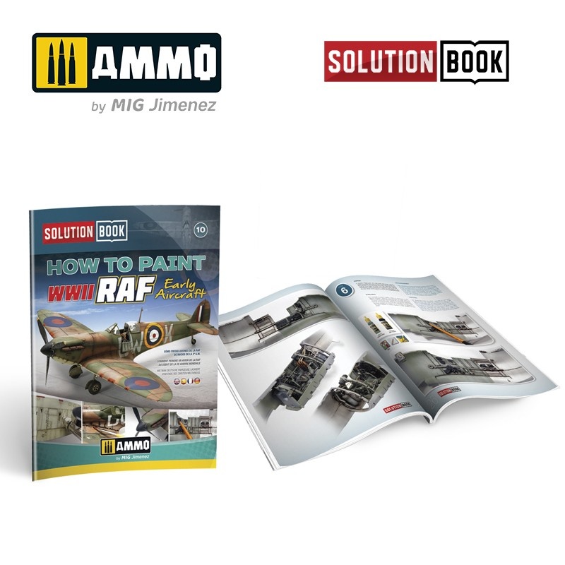 Ammo by Mig Jimenez How to Paint How to Paint WWII RAF Early Aircraft Solution Book - Ammo by Mig Jimenez - A.MIG-6522