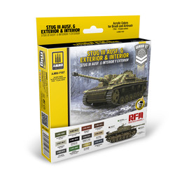 STUG III Ausf. G Exterior & Interior Set - Ammo by Mig Jimenez - A.MIG-7187