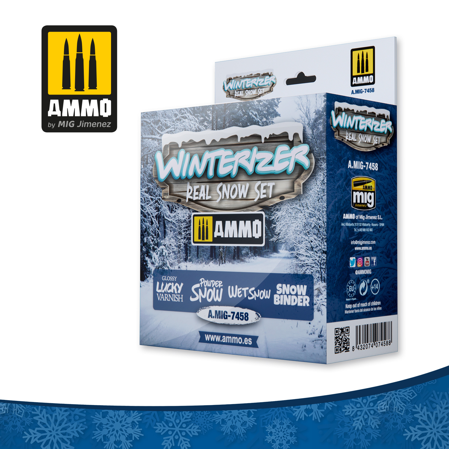 Ammo by Mig Jimenez Winterizer Set - Ammo by Mig Jimenez - A.MIG-7458