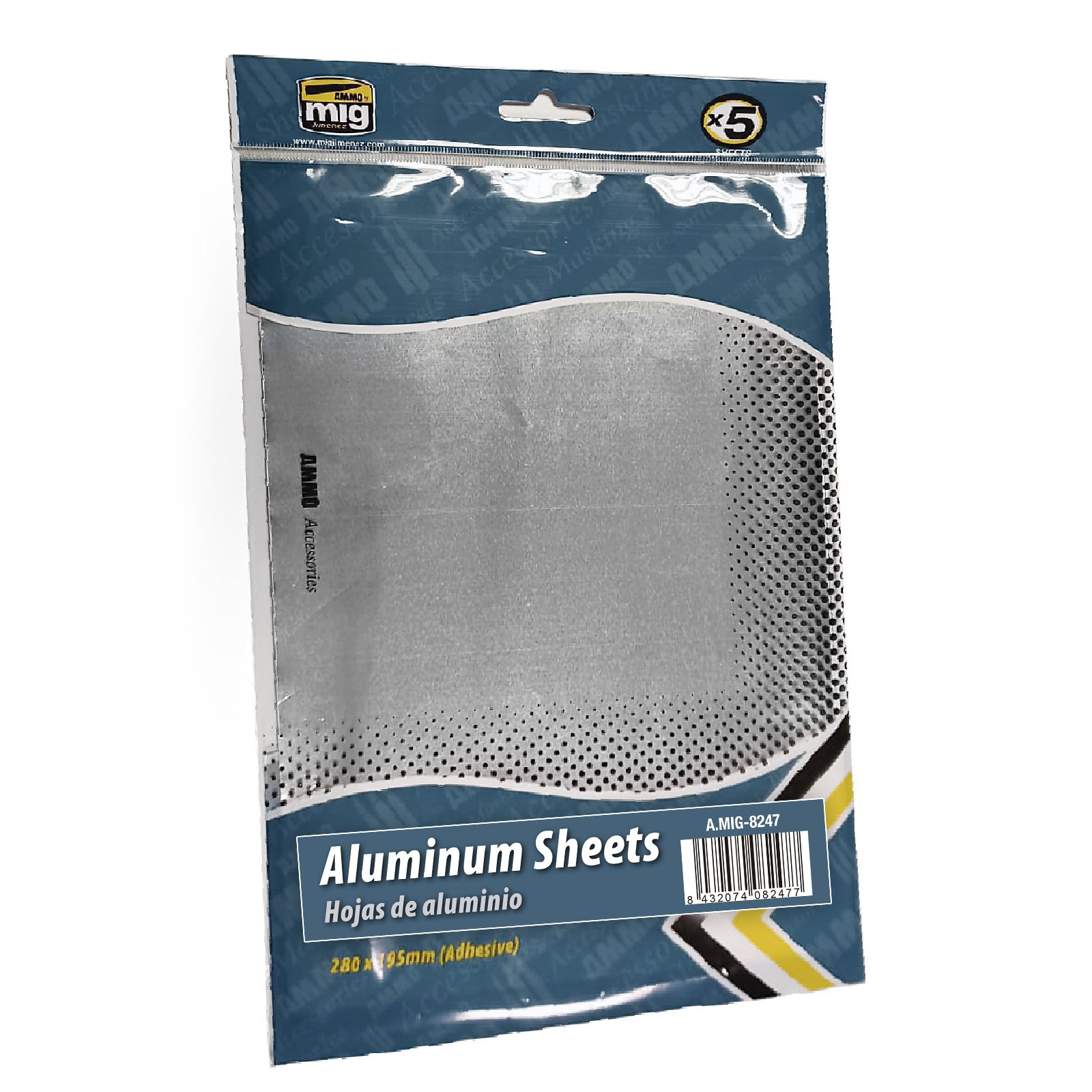 Ammo by Mig Jimenez Aluminum Sheets 280x195 mm  - Ammo by Mig Jimenez - A.MIG-8247