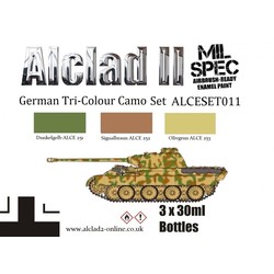 German Late WWII Panzer Camouflage Set - Mil-Spec - Alclad II - ALCESET-011