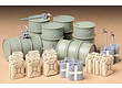 Tamiya German Barrel & Jerry Can Set - Scale 1/35 - Tamiya - TAM35186