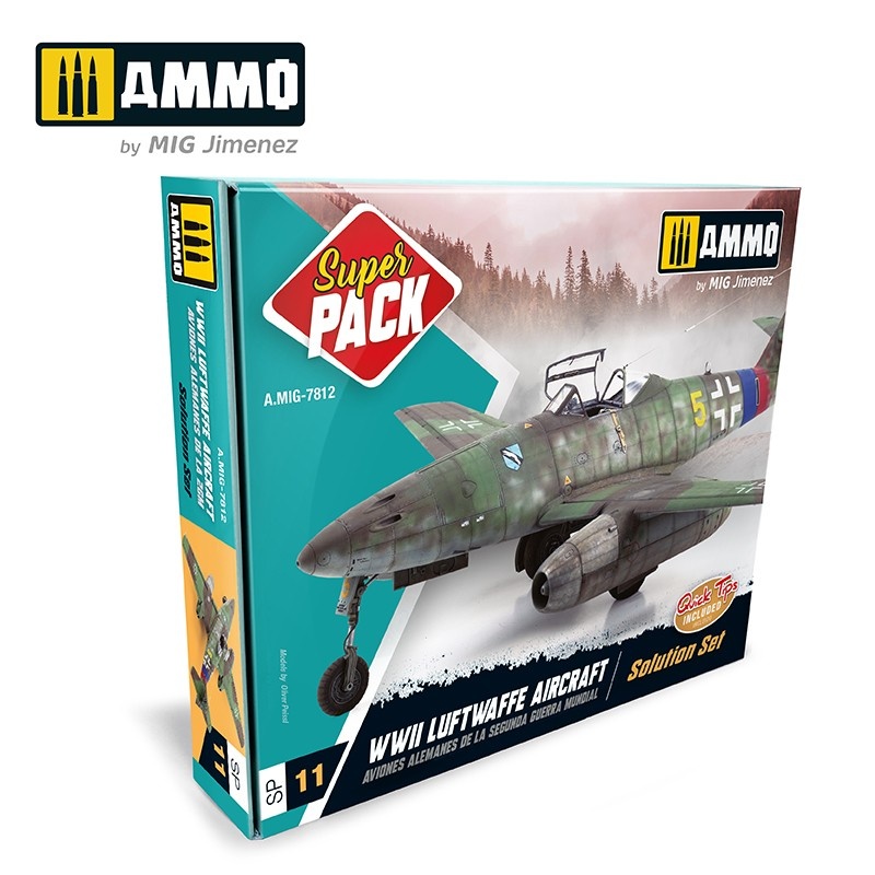 Ammo by Mig Jimenez Super Pack Luftwaffe WWII - Ammo by Mig Jimenez - A.MIG-7812