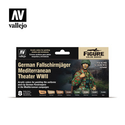 German Fallschirmjäger Mediterranean Theater WWII (8) - Vallejo - VAL-70188