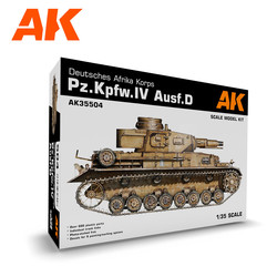 Pz.Kpfw.Iv Ausf.D Deutsche Afrika Korps - Scale 1/35 - AK-Interactive - AK-35504