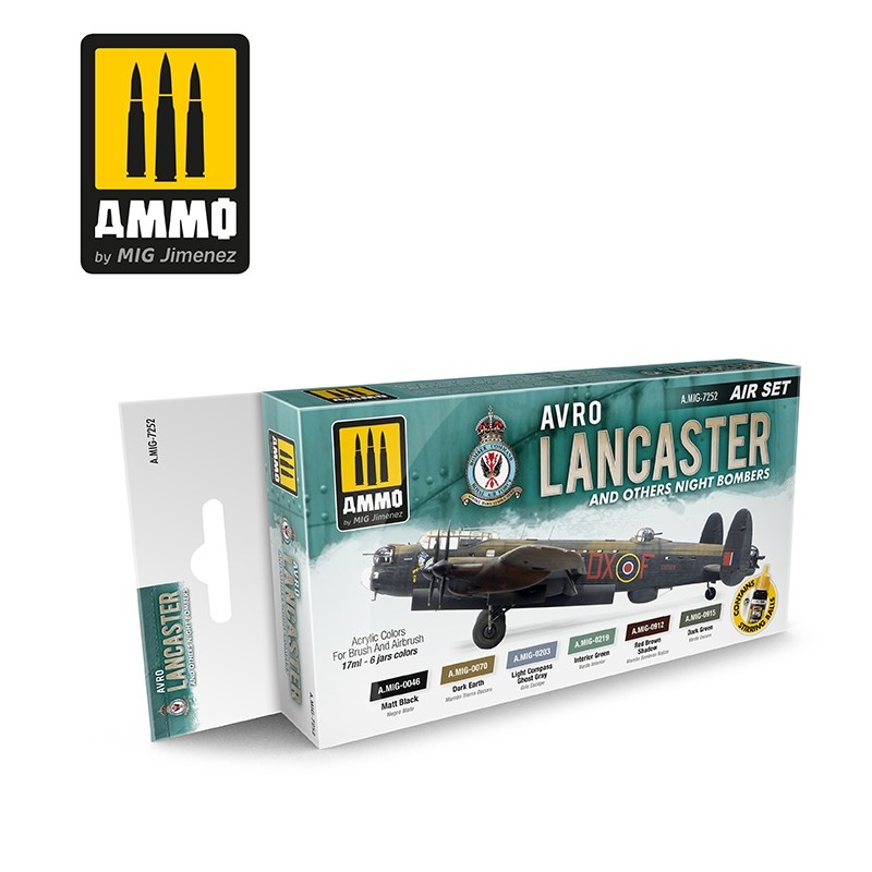 Ammo by Mig Jimenez AVRO Lancaster And Others Night Bombers Air Set - Ammo by Mig Jimenez - A.MIG-7252