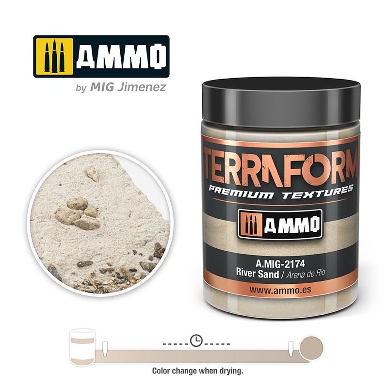 Ammo by Mig Jimenez Terraform River Sand - 100ml - Ammo by Mig Jimenez - A.MIG-2174