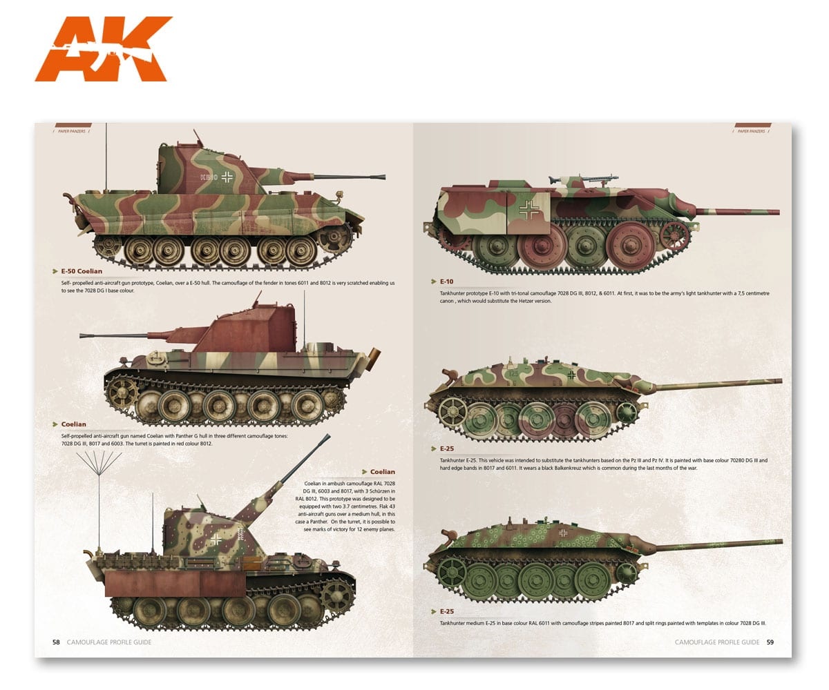AK-Interactive 1945 German Colors Profile Guide English - AK-Interactive - AK-403