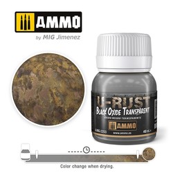 U-Rust Black Oxide Transparent - 40ml - Ammo by Mig Jimenez - A.MIG-2253