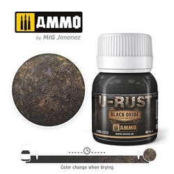 U-Rust Black Oxide - 40ml - Ammo by Mig Jimenez - A.MIG-2252