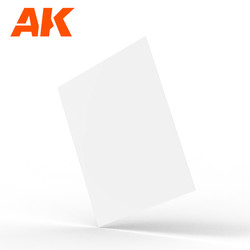 3 x 0.5mm thickness x 245 x 195mm - Styrene Sheet - AK-Interactive - AK-6574