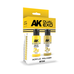 Solar Yellow & Pluto Stone Dual Exo Set - 2 x 60ml - AK-Interactive - AK-1544